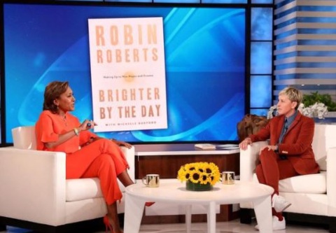 Robin Roberts appeared in the Ellen De Generes Show